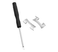 Create idea 1 par de terminales curvados de 20 mm x 9 mm, compatibles con relojes Seiko Diver, adaptadores de correa de acero inoxidable estilo ostra con herramienta