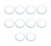 Create idea 10 Juntas de Tap¨®n de Drenaje de Aceite 11126AA000 compatibles con Impreza Forester Legacy Motor de Coche Arandelas de Enchufe de sumidero de Aluminio de 20 mm ID 26 mm OD 2 mm de Grosor