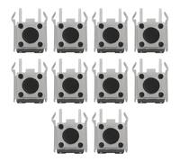 Create idea 10 microbotones de disparo de hombro de 4 pines L R botón de llave micro interruptor izquierdo derecho disparador de hombro compatible con Nintendo GBA SP/NDS/GBM