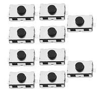 Create idea 10 microinterruptores t¨¢ctiles para llave de control remoto de coche, interruptor de montaje en superficie de 2 pines, accesorios de repuesto automotriz, 4 x 6 x 2,5 mm