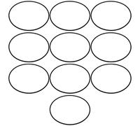 Create idea 10 Piezas de Anillo de Goma para Micrófono Bandas de Goma de Repuesto para Soporte de Choque Bandas Elásticas Universales Accesorios para Estudio de Grabación Entrenamiento