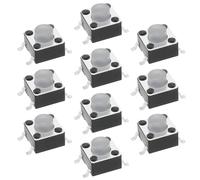 Create idea 10 piezas de interruptor de encendido/apagado compatible con Gtech ATF006 ATF011 ATF024 ATF035 ATF036 ATF037 4 pines micro interruptor para televisores de audio