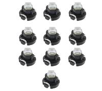 Create idea 10 unids T3 8mm cono LED bombilla 1LED SMD1210 chip 10LM extremadamente brillante para coche auto tablero instrumento lectura indicador luz 12 V 6000 K blanco