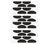 Create idea 100 pares de almohadillas de nariz de esponja suave antideslizantes para gafas de lectura, gafas de sol, gafas de sol de 1 mm de grosor, color negro