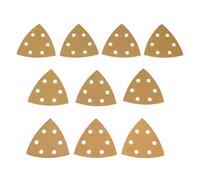 Create idea 100 Pedazo Discos de Lijado Triangulares de 92mm con 6 Orificios Y Gancho Y Bucle Hojas de Lijado Compatible con Delta Lijadoras de 60/80/120/150/180/240/320/400/600/800