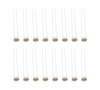 Create idea 100 unidades LDR5528/GL5528 5 mm 1 Ohm fotorresistencia LDR 5528 resistencias fotosensibles a la luz, 150 V 100 mw