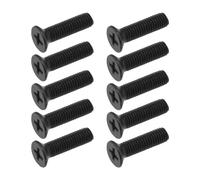 Create idea 10PCS M6x22mm Portabrocas Tornillo Roscado Fijo de Mano Izquierda Broca Mandril Adaptador Perno Tornillo de Bloqueo para Taladro Eléctrico Negro