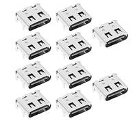 Create idea 10PCS Puerto de Carga USB Tipo C Compatible con PS5 Controlador de Doble Sentido Mango de Juego Enchufe de Carga Adaptador USB C Cargador Enchufe Piezas de Reparación