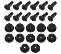 Create idea 12 tornillos de disco duro de 3.5 pulgadas con kit de arandela de goma para disco duro de absorción de golpes, tornillo de absorción de impactos para carcasas de computadora HDD SSD de 3.5