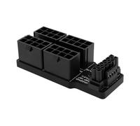 Create idea 12VHPWR de 16 Pines A 4 Pines de 8 Pines 600 W Adaptador PCIe 5.0 ATX 3.0 de 180 Grados para RTX 4090 3090Ti de 12+4 Pines (Tipo B)