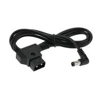 Create idea 1PC Cable de Alimentación Ángulo Recto 2,1X5,5 CC con Conector D-Tap Tipo asentamiento Power Tap 12V para Monitores LCD y Equipos Video KiPRO Longitud de 1M