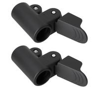 Create idea 2 Abrazaderas de Ajuste para Postes de Toldo de 22-25 Mm para Caravanas Y Autocaravanas Color Gris