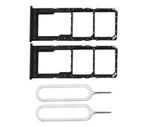 Create idea 2 bandejas de Ranura para Tarjetas SIM duales, Soporte para Tarjetas Micro SD, Soporte para Ranura para Tarjeta SIM Dual con Pin SIM Compatible con Samsung Galaxy A13 5G, Color Negro
