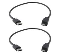 Create idea 2 cables USB tipo C macho a 8 pines para cámara de 30 cm, compatible con cámara Nikon UC-E6 puerto a tipo C, cable de sincronización de imágenes de datos de teléfono móvil