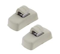Create idea 2 clips de gancho para visera solar, compatible con VW Transporter Caddy Golf Lupo Polo 3B0857561B 21312312231