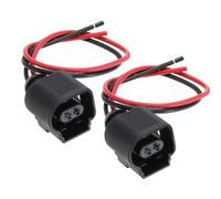 Create idea 2 conectores de arnés de reparación automotriz de 2 pines compatibles con VW, compatible con Audi, compatible con Seat, compatible con Skoda 8K0973702