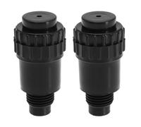 Create idea 2 conectores de enchufe de aceite de rosca externa de 16 mm, accesorio adecuado para compresores de aire de plástico, color negro