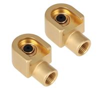 Create idea 2 conectores de pistola de grasa tipo gancho de 1/8 pulgadas BSP hembra compatible con tubos estándar de pistola de grasa para pezones de 15/16 mm AF