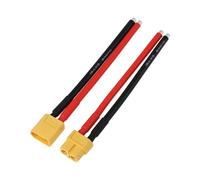 Create idea 2 Conectores Macho Y Hembra RC XT60 de 12 AWG Y 100 Mm para Controladores de Baterías
