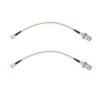 Create idea 2 Conectores SMA Macho A BNC Hembra RG316 para Cable Adaptador de Señal de Antena de 15 Cm