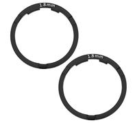Create idea 2 espaciadores de casete para volante de bicicleta de 1,8 mm, compatible con Shimano 8, 9, 10, 11 velocidades, bicicleta de montaña de 40,5 x 34,7 mm, color negro