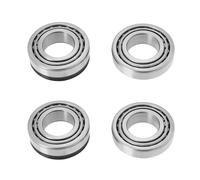 Create idea 2 Juego Rodamientos De Acero Para Cubo De Rueda De Remolque De Ejes De 1'' 50,3mmx25,3mm 2 44643/2 44643L/44610 (2 Con Anillo De Sellado Y 2 Sin Anillo De Sellado)