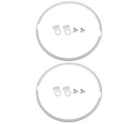 Create idea 2 juegos de anillos de esfera de reloj y clips de tornillo de caja compatibles con ETA 2824 2836 TY2130 espaciador de movimiento