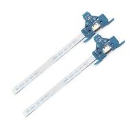 Create idea 2 Juegos de Placa de Interfaz JDS-001 Y Cable de Cinta de 14 Pines Compatible con PS4 V1 CUH-10XX Controlador Inalámbrico