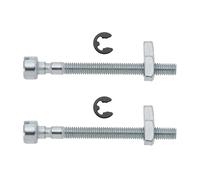 Create idea 2 juegos de tornillos tensores de ajuste de cadena de repuesto 530016110 530038593 compatibles con McCulloch MacCat 335 435 Compatible con Husqvarna 36 41 136 Metal