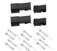 Create idea 2 Juegos Enchufe de Coche de 3 Pines Conector Macho/Hembra para Altavoz Automotriz Componente de Sensor de Lluvia 6905977 8377064 Compatible con BMW Plástico Metal