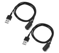 Create idea 2 Piezas Cable De Carga USB Con Conector Magnético De 1m Compatible con Suunto 9 El Reloj Inteligente Spartan EON Core Ultra HR 9 Bar D5 - Negro