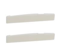 Create idea 2 piezas de cuerda de guitarra blanca de hueso de res almohada compensada puente de hueso para guitarra clásica folclórica guitarra acústica 76 x 3 x 13 mm