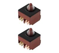 Create idea 2 piezas de repuesto de interruptor de amoladora angular 650621-4 compatible con Makita 9553NB 9554 9555 9557HN 9557HB 9558NB PJ7000 GA4530