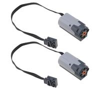 Create idea 2 piezas de servomotor con funciones de potencia M-Motor compatible con piezas de repuesto Lego 88003, piezas de servomotor, motor eléctrico, bloques de inserción de motor eléctrico de