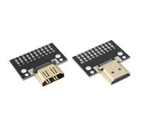 Create idea 2 Piezas Placa de Prueba HDMI Macho Y Hembra de Placa de Transferencia de Datos Compatible con PS4 Compatible con PS5