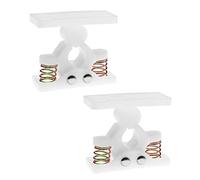 Create idea 2 retenedores de puerta de plástico, limitadores de tope de puerta, soporte de retención para caravana, autocaravana, barco, caravana, caravana, caravana, caravana, accesorios de muebles,