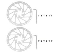 Create idea 2 Rotores de Freno de Disco para Bicicleta de Montaña MTB de 180 Mm Compatible con SRAM Centerline 44 X 1,8 Mm