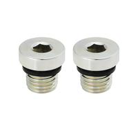Create idea 2 tapones de sellado de acero al carbono M12 x 1,5 mm con junta de goma hexagonal interior para tuberías de agua utilizadas para sellar bombas de aceite hidráulicas, sellado y bloqueo de