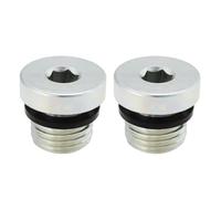 Create idea 2 tapones de sellado de acero al carbono M14 x 1,5 mm con junta de goma hexagonal interior para tuberías de agua utilizadas para sellar bombas de aceite hidráulicas, sellado y bloqueo de