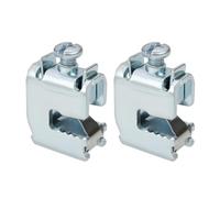 Create idea 2 terminales de barra colectora de 16 mm² para cobre plano de 12 x 5 mm para conectar cables individuales, múltiples y libres a barras colectoras de acero galvanizado