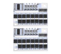 Create idea 2 Uds 4S BMS 100A 3.7V Placa Circuito Equilibrio Batería Iones Litio Módulo de Placa Carga Batería Placa Protección Batería Módulo de Carga de Equilibrio Polímero Litio