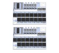 Create idea 2 unidades 5S BMS 100A 3.7V Li-ion placa de circuito de equilibrio de batería módulo de placa de carga de batería placa de protección de batería módulo de carga de equilibrio de polímero