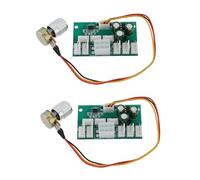 Create idea 2 Unidades Controlador de Velocidad de Ventilador de 8 Vías Y 4 Pines (60 X 35 X 16 Mm 12 V) para Ordenador