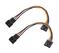 Create idea 2 unids 5 pines a 4 pines adaptador de ventilador convertidor cable de extensi¨®n dedicado interfaz de ventilador l¨ªnea de conversi¨®n compatible con PC Dell