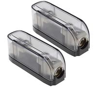 Create idea 2 unids Mini ANL Caja de fusibles Titular Bloque Base de fusibles para Carga de energ¨ªa el¨¦ctrica electr¨®nica Audio del Coche RV modificaci¨®n de Audio 150A 32VDC