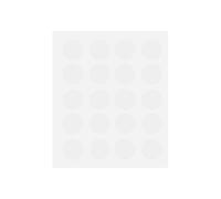 Create idea 20 Marcadores de Diapasón de Guitarra con Incrustaciones Adhesivas de 6,35 X 0,07 Mm para Guitarra Eléctrica Folk Color Blanco