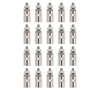 Create idea 20 Piezas de 1,3 Mm de Diámetro de Orificio Varilla de Empuje Conector Servo Tapones de Conexión Ajustadores Aptos Alambre de Acero de 1,0-1,3 Mm para Modelo RC Coche Avión Helicóptero