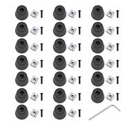 Create idea 20 Set 2020 Perfil anti-vibraci¨®n Pies Kit con ranura en T de goma de aterrizaje Tuerca deslizante M3 Tornillo Llave Absorber Protector para Impresora 3D