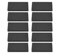 Create idea 20 tapas de extremo de perfil de plástico estándar europeo, color negro, 20 x 40 mm, para perfil de aluminio, accesorios de perfil de aluminio con ranura en T