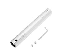 Create idea 21cm Conector de Mancuerna de Largo Barra con Mancuernas Conector de Acero Puro Conector de Barra Conector con Bloqueo Giratorio para Mancuernas con Llave de Pernos